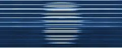 Waterfall of FramSat-1's signal, received by DUS-NORD-UHF