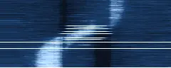 Waterfall of FramSat-1's signal, received by sp8ncg-rtl1