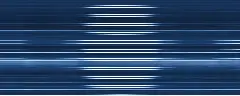Waterfall of FramSat-1's signal, received by SP2ZIE