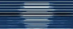 Waterfall of FramSat-1's signal, received by DUS-NORD-UHF