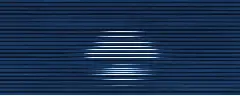 Waterfall of FramSat-1's signal, received by DSES WT0DX