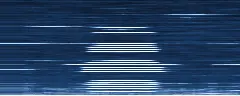 Waterfall of FramSat-1's signal, received by UT4UYF/M