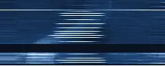 Waterfall of FramSat-1's signal, received by W2MMD GCARC Clubhouse